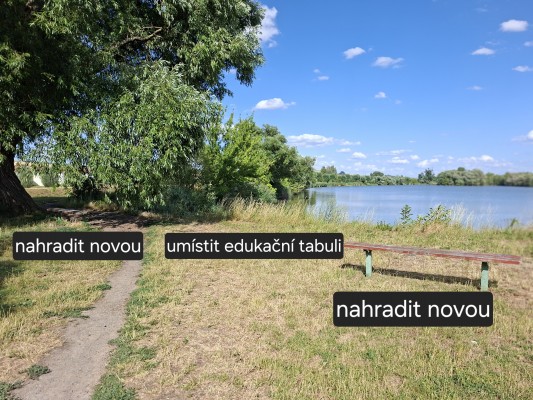 Naučná stezka a obnova posezení u Cukrovarského rybníka