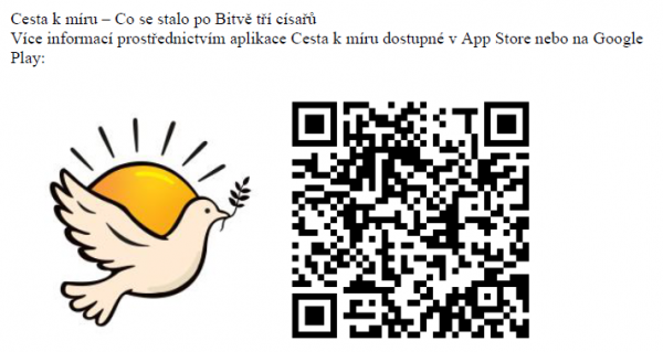 Mobilní aplikace Cesta k míru