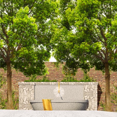 Rekonstrukce kašny u kostela